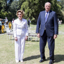 Gonagasbárra loahpahii stáhtaguossástallama Estancia Villa Marías – mii lea ranch olggobealde Buenos Aires -gos beasaiga návddašit árbevirolaš argentiinnálaš kultuvrra. Govva: Heiko Junge, NTB Scanpix