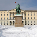 Bak snømengder. Foto: Vegard Grøtt / NTB scanpix