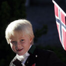 Marius vázzá Jansløkka Skuvlla mánáidtogas (Govva: Jarl Fr. Erichsen / Scanpix)