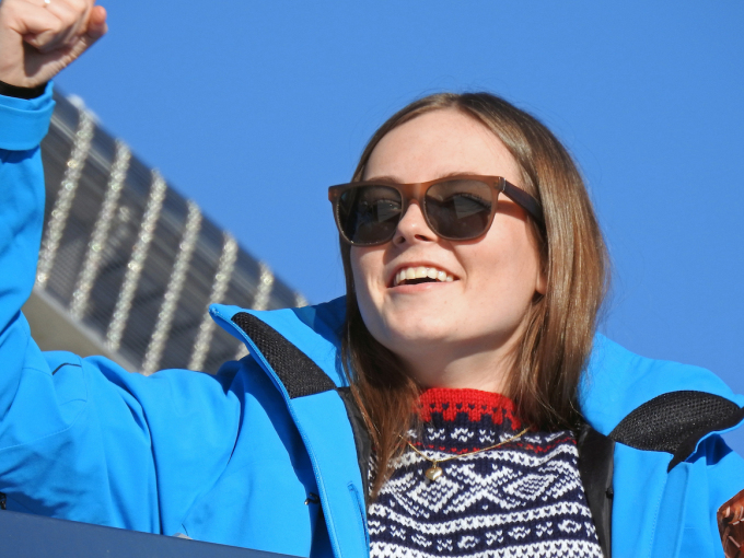 Prinsesse Ingrid Alexandra i Holmenkollen. Foto: Sven Gj. Gjeruldsen, Det kongelige hoff