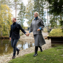 Vandring i Namsskogan familiepark. Foto: Berit Roald / NTB scanpix