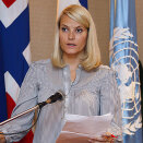 Ruvdnaprinseassa Mette-Marit CONCASIDA konferánssa almmola&#154; rahpamis Managuas (Govva: Lise Åserud, Scanpix