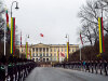 Flagg på Karl Johan