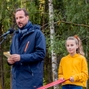 Ruvdnaprinsa rahpá Brubakken johtolatbirasdoaimma. Govva: Stian Lysberg Solum / NTB scanpix