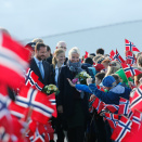 Ruvdnaprinsabárra lávke Mandal gáddái: Fylkkamátkki goalmmát beaivi.  (Govva: Terje Bendiksby / NTB scanpix)