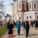 Váccašeamen Tallinna boares gávpotoasis. Govva:  Lise Åserud / NTB scanpix