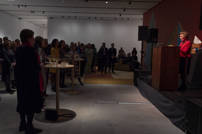 Dronningen fortalte om sitt første møte med Dunham og hans kunst i 1991 i talen. Foto: Terje Pedersen / NTB