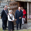 Gonagasbárra guođđá Havaas- čoakkáldaga, gos soai leaba geahčadan iešoahppan botanihkkara bargguid. Govva: Marit Hommedal / NTB scanpix 