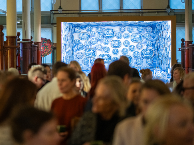 Opning av keramikksymposiet i Dronning Sonja KunstStall. Foto: Heiko Junge / NTB